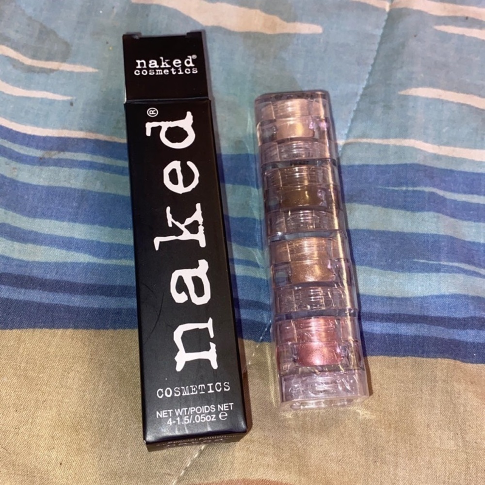 NEW UNOPENED NAKED COSMETICS 4-PIECE PIGMENT EYESHADOW SET METALLICS BOLD MICA✨